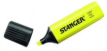 Surligneur STANGER, 1-5 mm, jaune, 1 pièce 180001000