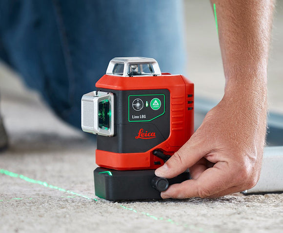 Pack laser leica lino l6gs multilignes vertes 3x360°