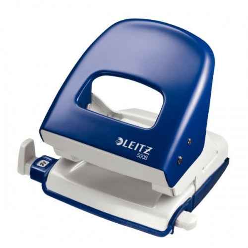 Perforatrice Leitz 5008 bleue, 30 feuilles, métal 1101-118