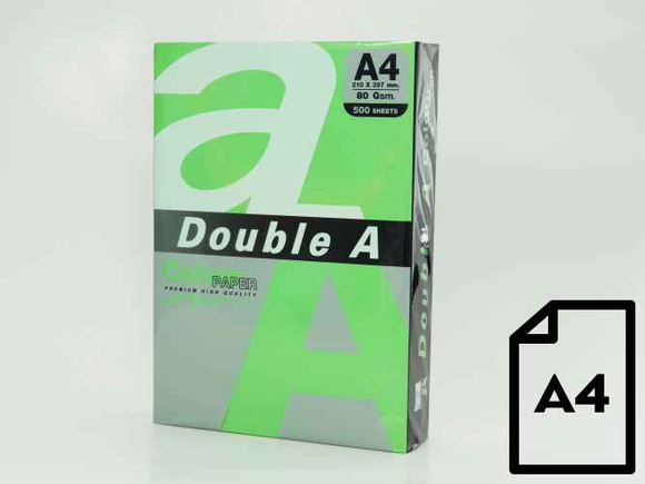 Papier couleur Double A, 80 g, A4, 500 feuilles, Parrot