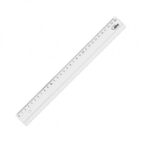 Règle forpus plastique transparente 30 cm 1225-023
