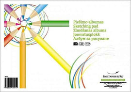Drawing book SMLT, A4, 120 g, glued (30) 0708-209