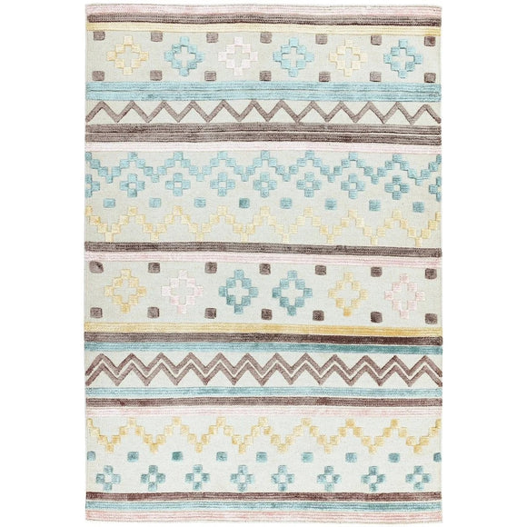 Tapis de salon en laine style berbère teo