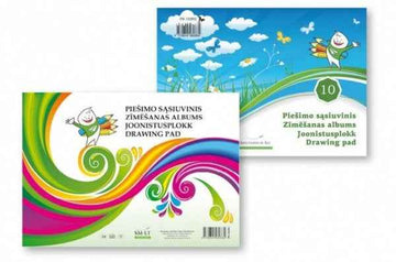 Drawing book SMLT, A4, 80 g, 20 sheets, glued