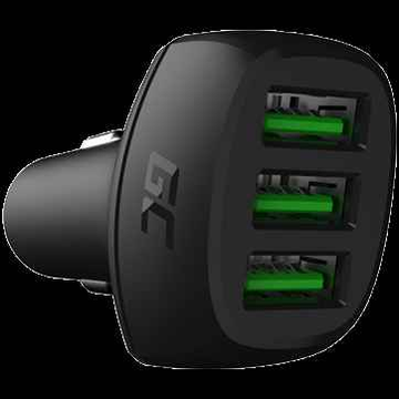 Chargeur de voiture Green Cell CADGC01 PowerRide 54 W 3 ports USB 18 W Ultra Charge