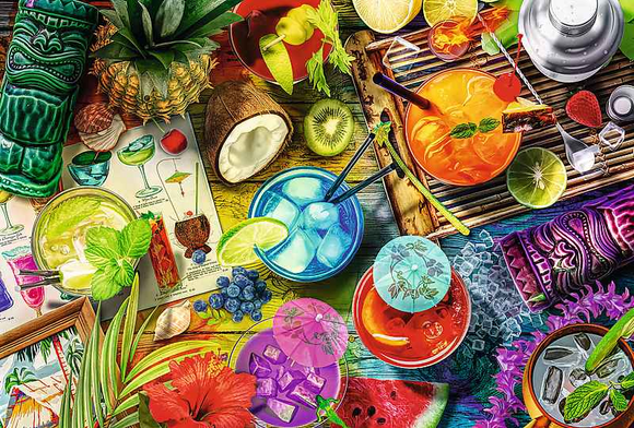 TREFL wooden puzzle Colorful cocktails 500+1 pcs