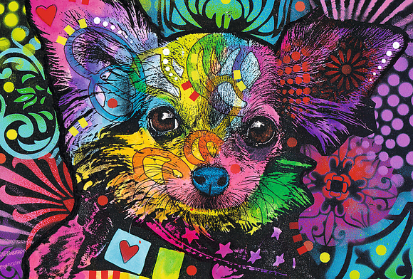 TREFL wooden puzzle Colorful puppy 500+1 pcs