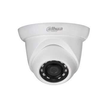 Caméra IP Dahua 2MP, Eyeball 1/2.7" CMOS, 1920×1080 pixels effectifs, 25fps@1080P, distance focale 2,8mm (angle de vue 104°), distance IR max 30m, 0.08Lux/F2.0, 0Lux/F2.0 IR activé, DC12V, PoE, 5.5W, IP67.