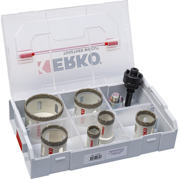 Trepan diamant dry-system coffret 8pcs 45800