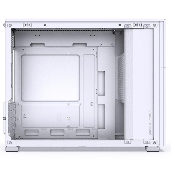 Boîtier Jonsbo D31 Micro-ATX en verre trempé blanc