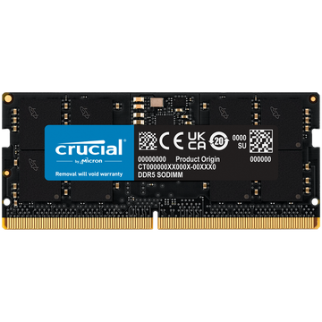 Crucial 16GB DDR5-5600 SODIMM CL46 (16Gbit)