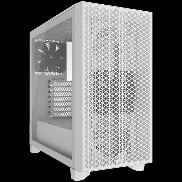 Boîtier moyen tour en verre trempé CORSAIR 3000D W