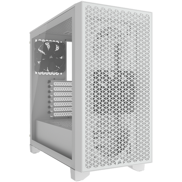 Boîtier moyen tour en verre trempé CORSAIR 3000D W