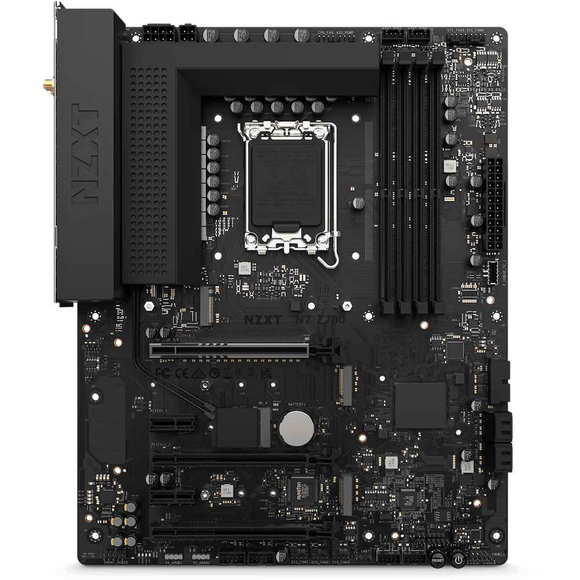 Carte mère | NZXT | Intel Z790 | LGA1700 | ATX | Mémoire DDR5 | 4 emplacements mémoire | 2 x PCI-Express 3.0 | 2 x PCI-Express 4.0 16 x | 1 x PCI-Express 5.0 16 x | 1 x M.2 | 1 x HDMI | 2 x USB 2.0 | 2 x USB 3.2 type B | 3 x USB 3.2 | 1 x USB-C | 1 x S/PD
