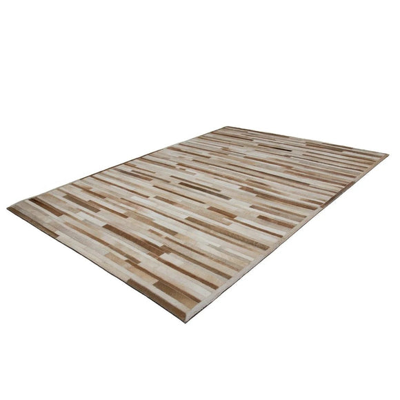 Tapis de salon cuir véritable glind