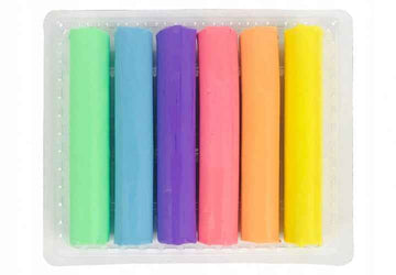 Colorino Pastel pâte à modeler 6 couleurs rondes