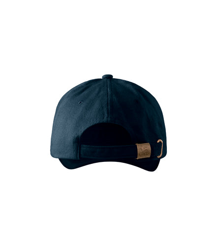Casquette avec visière MALFINI 5P 307 unisexe, bleu foncé 340 g/m²