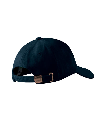 Casquette avec visière MALFINI 5P 307 unisexe, bleu foncé 340 g/m²