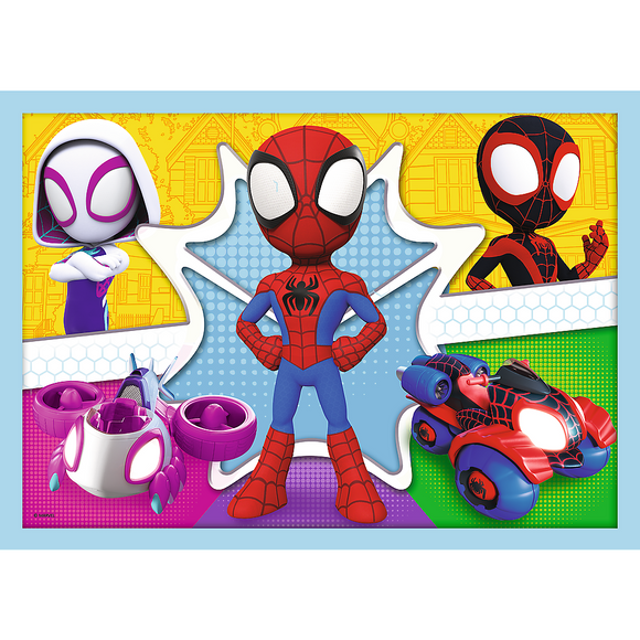 Puzzle - « 4 en 1 (12, 15, 20, 24) » - L'équipe Spiday 34611