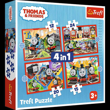 TREFL THOMAS & FRIENDS Puzzle 4 en 1 Thomas