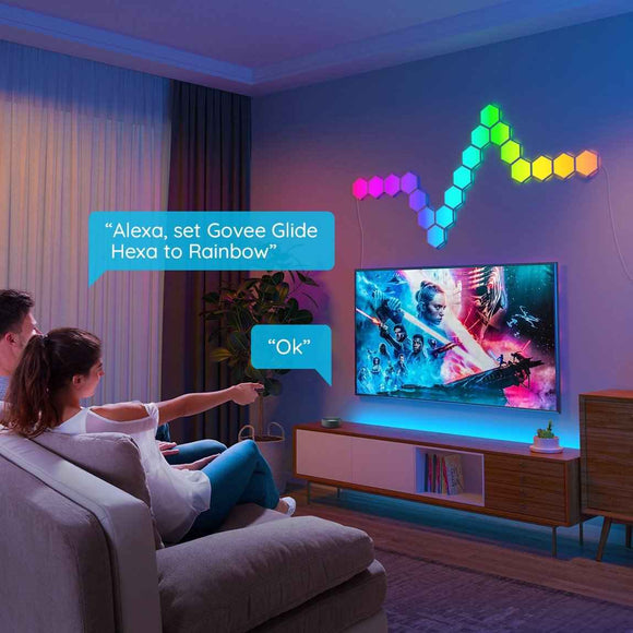 Panneaux lumineux Govee Glide Hexa Panneau intelligent Wi-Fi
