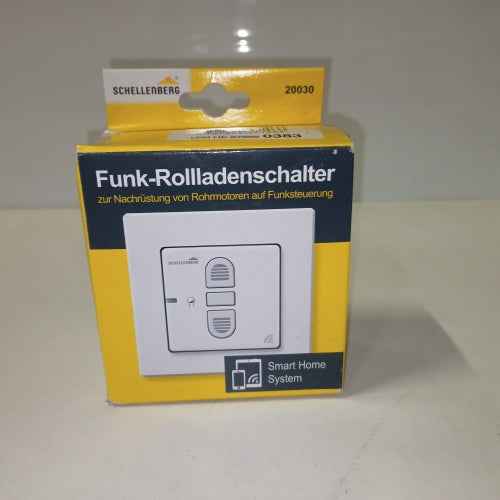 Ecost customer return Schellenberg 20030 Radio Receiver Switch, FlushMounted, White