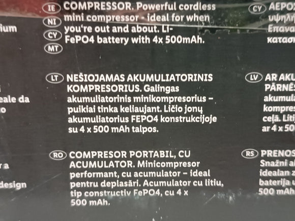 Retour client ecost compresseur-gonfleur portable sans fil ultimate speed uskt60a1 60pci