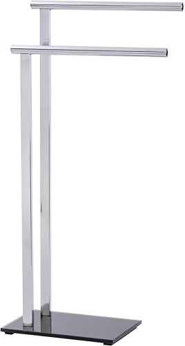 Retour client Ecost Porte-serviettes WENKO Lava 42 x 81 x 20 cm Acier inoxydable brillant