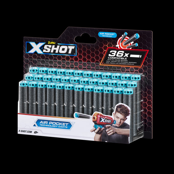 Recharge de fléchettes xshot 36 pièces 3618