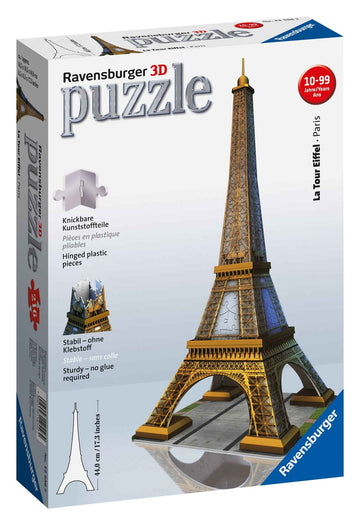 Puzzle 216 pièces 3D Tour Eiffel