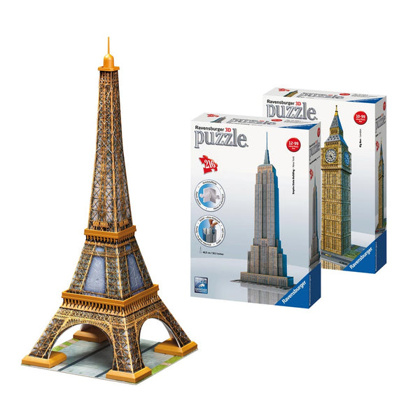 Puzzle 216 pièces 3D Tour Eiffel