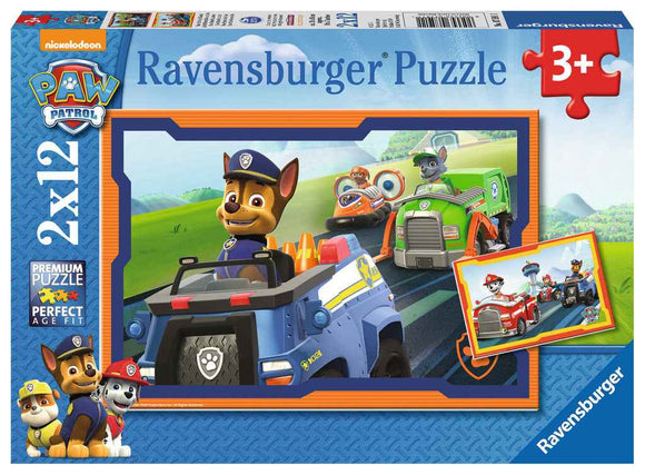 Puzzle 2x12 pièces - Pat' Patrouille, Mission