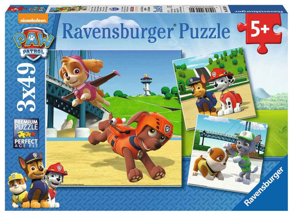 Puzzle 3x49 pièces Équipe Pat' Patrouille