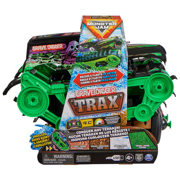 Véhicule télécommandé MONSTER JAM Grave Digger Trax, 6067880