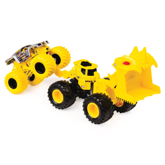 Monster jam buldozeris 1:64 dirt squad assortiment 6055226