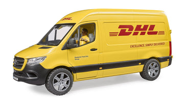 BRUDER 1:16 camionnette de livraison MB Sprinter DHL avec chauffeur, 02671