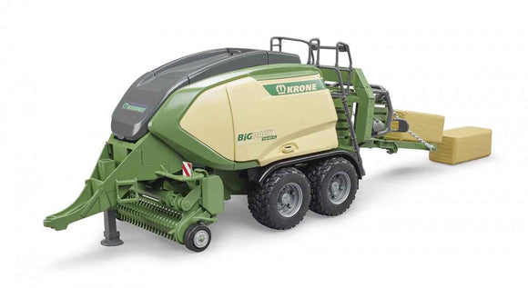 BRUDER Krone BigPack 1290HDP VC avec 2 balles de foin en bloc, 02033