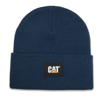 Cat label cuff beanie detroit blue