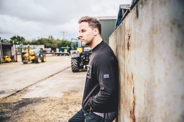 Jcb trade crew sweatshirt black