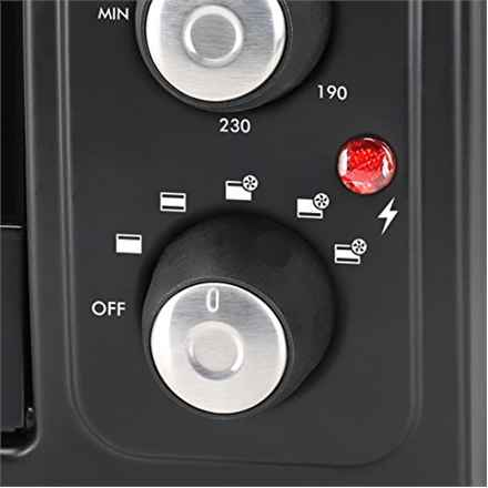 Tristar | Mini-four électrique | OV-1443 | Minuterie intégrée | 38 L | À poser | 3100 W | Noir