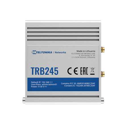Passerelle/contrôleur Teltonika TRB245 10, 100 Mbit/s