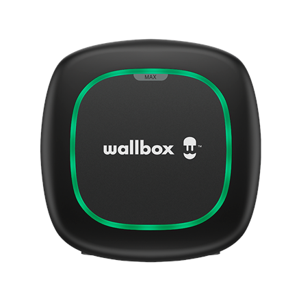 Wallbox  recharge pour véhicule électrique  pulsar max  11 kw  wi-fi bluetooth  pulsar max conserve la compacité et les performances avancées de la gamme pulsar tout en bénéficiant d'une conception robuste améliorée d'un indice de protection ik10
