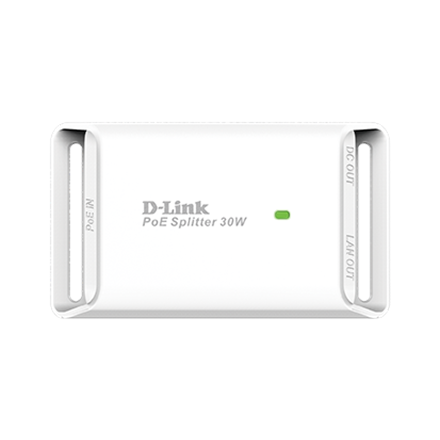 SPLITTER. PoE D-Link, port Gigabit x 1, carcasa plastic, "DPE-301GS" (timbru verde 2 lei)