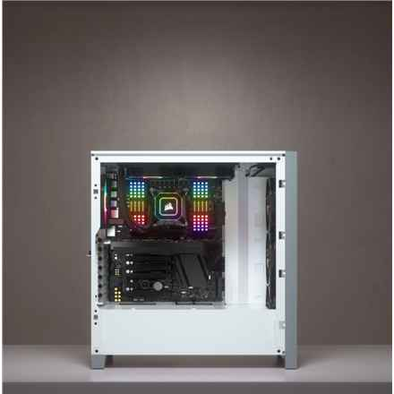 Boîtier intermédiaire en verre trempé corsair icue 4000x - clicktofournisseur.com