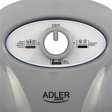 Adler  masseur de pieds  ad 2167  blanc/gris