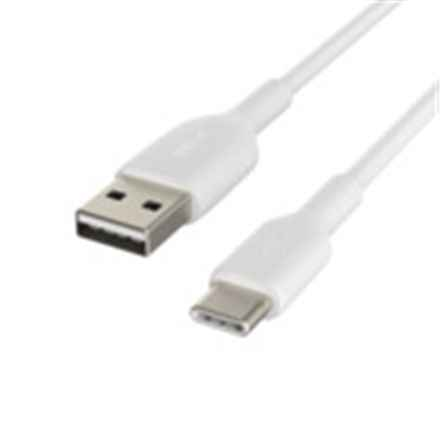 Câble USB-C vers USB-A en PVC 15 cm Blanc