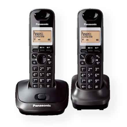 Panasonic | Sans fil | KX-TG2512FXT | Écran intégré | Identification de l'appelant | Noir | Conférence téléphonique | Répertoire : 50 entrées | Haut-parleur | Connexion sans fil