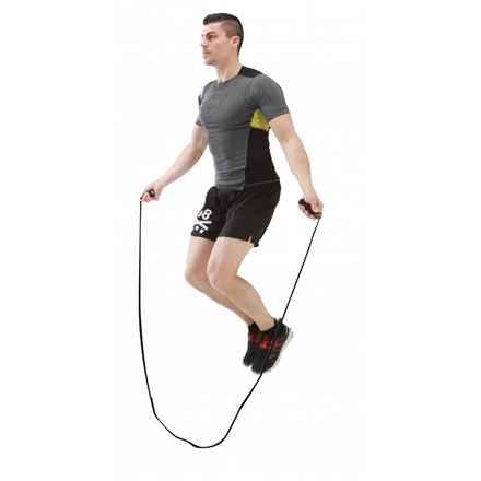 Skiprope for aerobics SVELTUS 2702 300cm Black