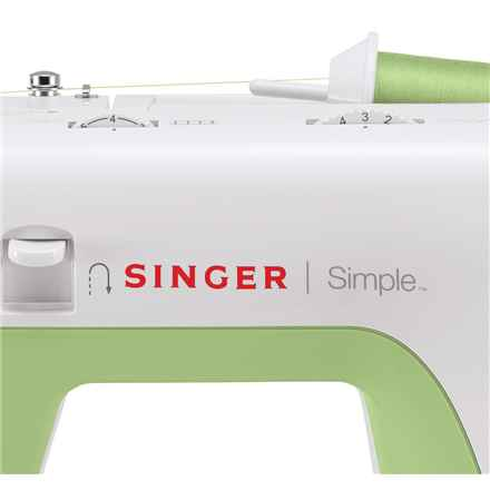Singer | Sewing Machine | Simple 3229 | Number of stitches 31 | Number of buttonholes 1 | White/Green