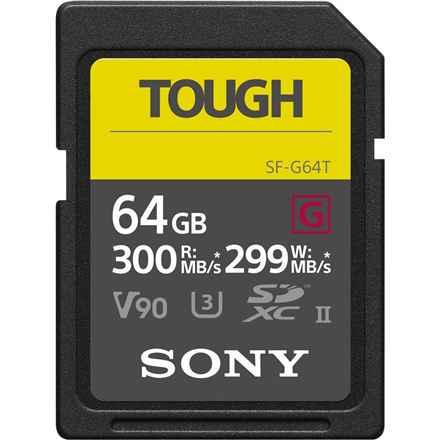 Carte mémoire Sony SDXC 64 Go G Tough UHS-II C10 U3 V90